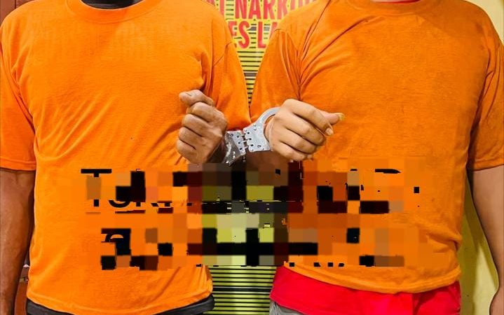 Tindak Lanjuti Informasi Masyarakat, Satres Narkoba Polres Langkat dan Tangkap Dua Pelaku di Hinai