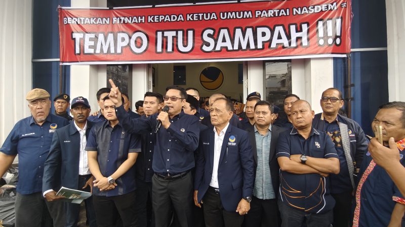 NasDem Sumut Pasang Badan Bela Surya Paloh, Tegas Tolak Pemberitaan yang Dinilai Merendahkan