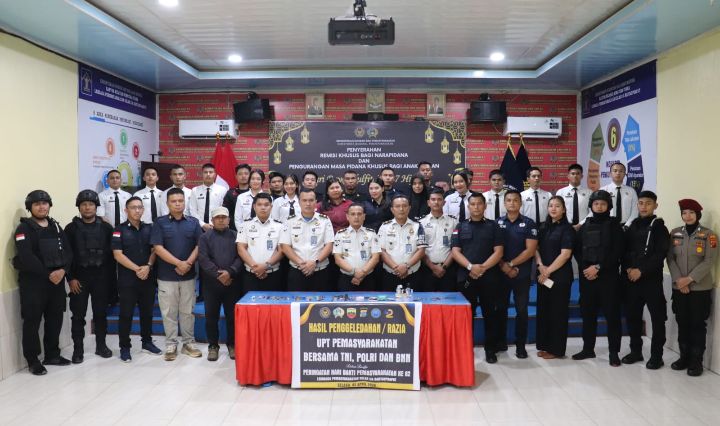 Razia Gabungan Jelang HBP Ke-62, Lapas Rantauprapat Perkuat Komitmen P4GN