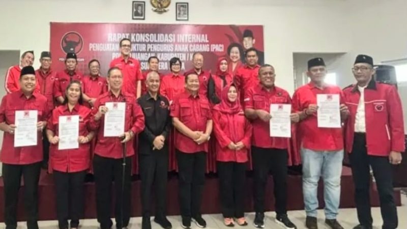 Ketua DPRD Medan Drs Wong Chun Sen Tarigan M.Pd.B Resmi Dilantik sebagai Wakil Ketua Bidang Perekonomian PDI Perjuangan Sumut