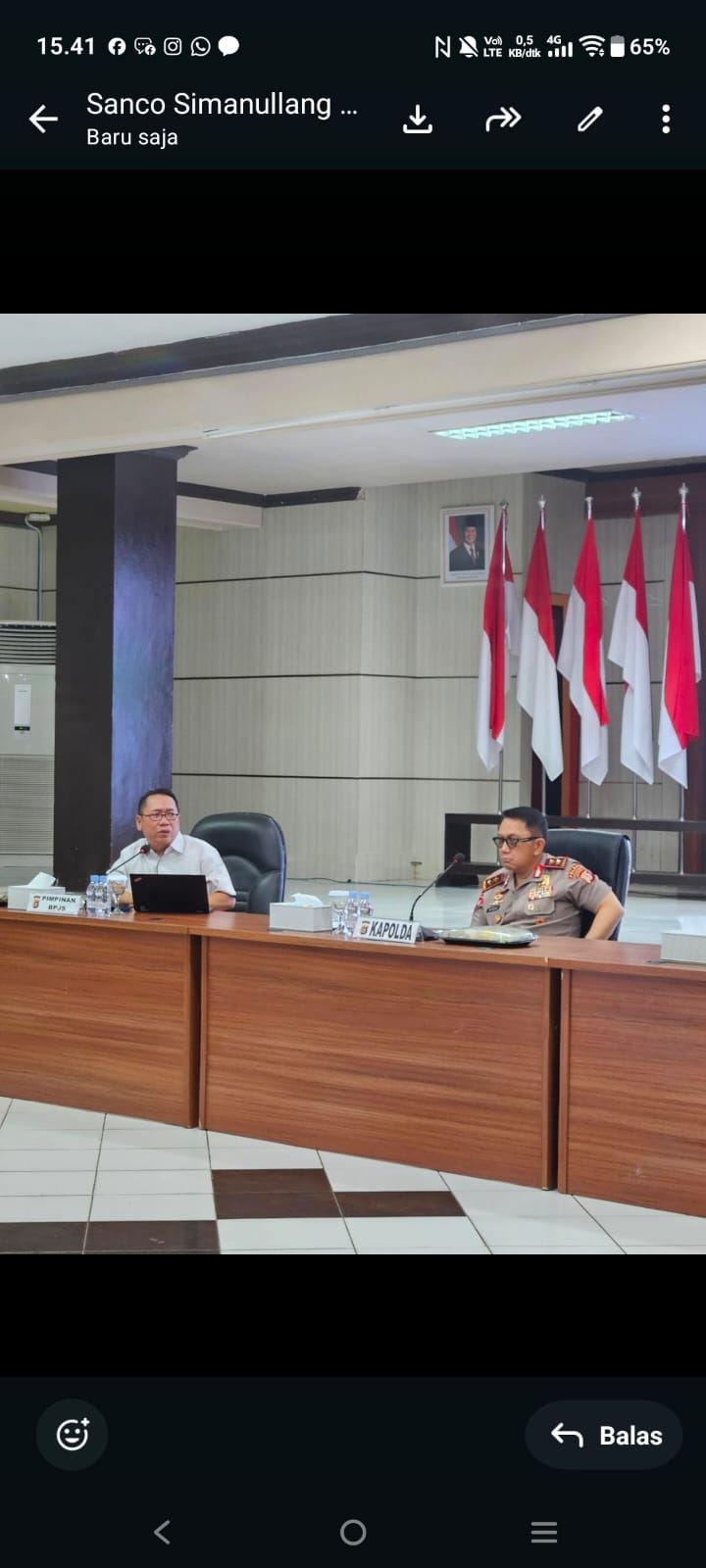Universal Coverage Provinsi Gorontalo 47,80 % Kapolda Irjen Pol. Drs. Widodo Buka Kegiatan Sosialisasi BP Jamsostek