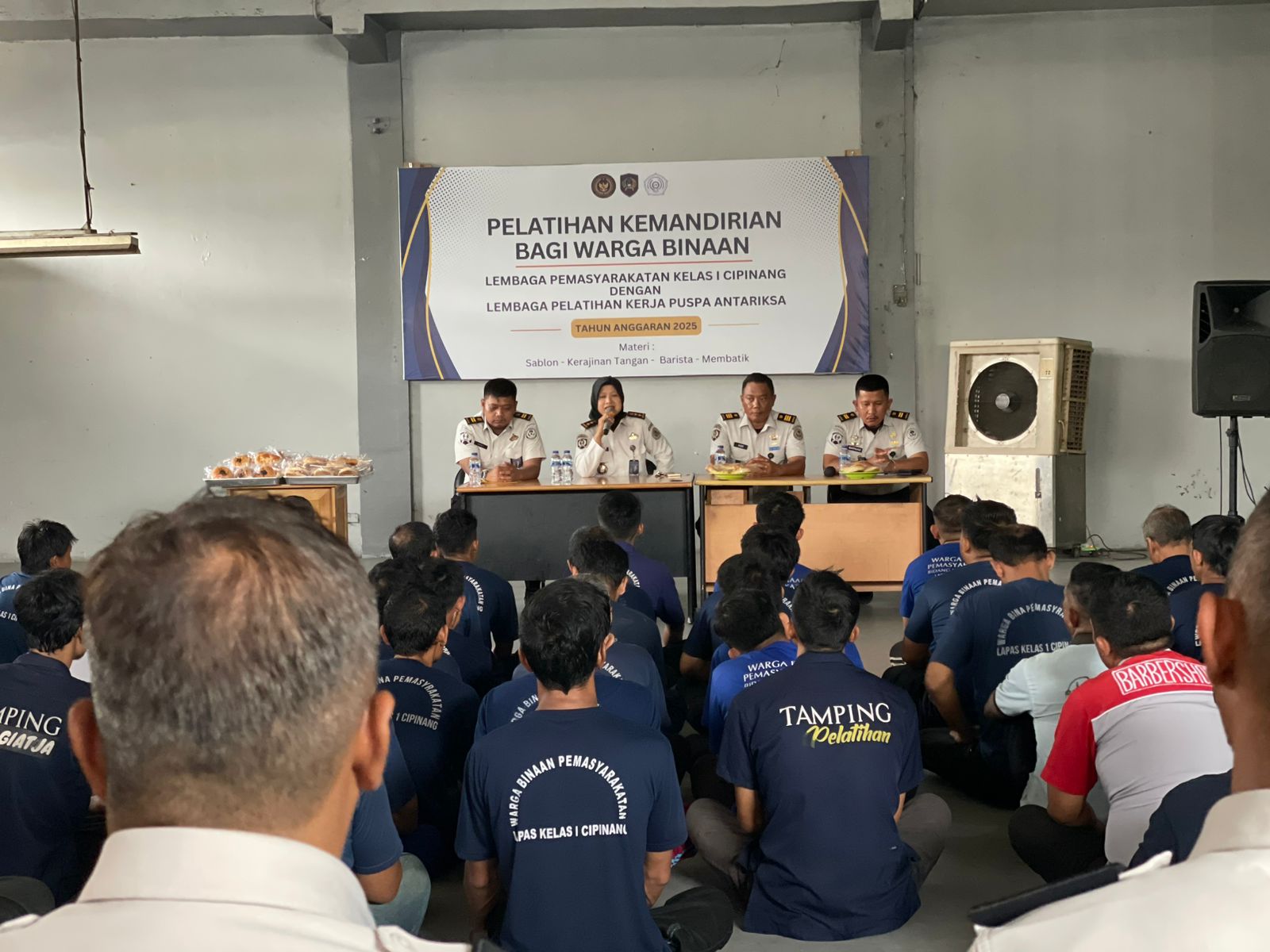 Siapkan Tenaga Kerja Terampil, Lapas Cipinang Perkuat SOP dan Disiplin Kerja Warga Binaan