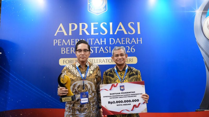 Sabet Penghargaan Kemendagri, Rico Waas Buktikan Tata Kelola Keuangan Medan Semakin Efektif