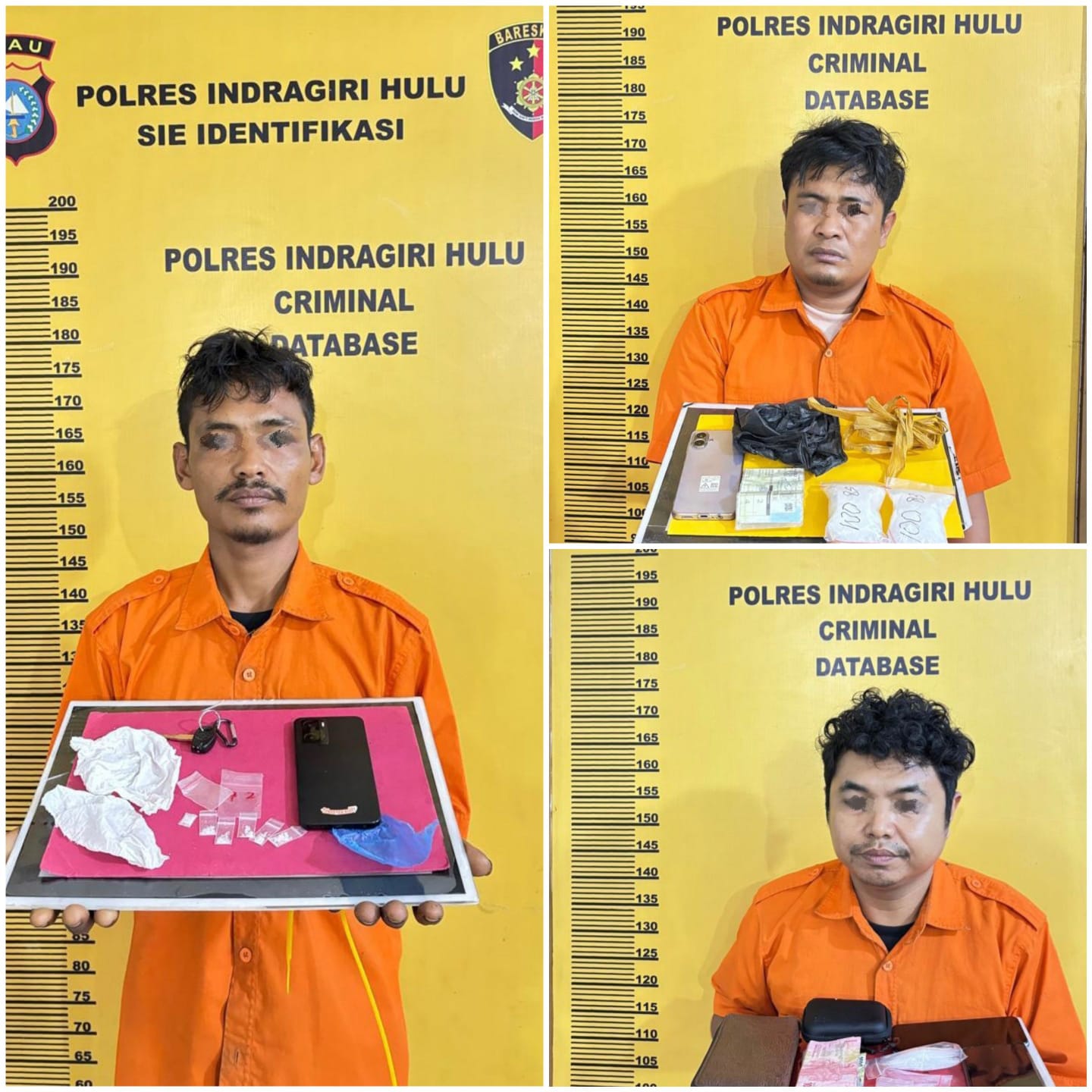 Satresnarkoba Polres Inhu Bekuk Komplotan Pengedar Sabu