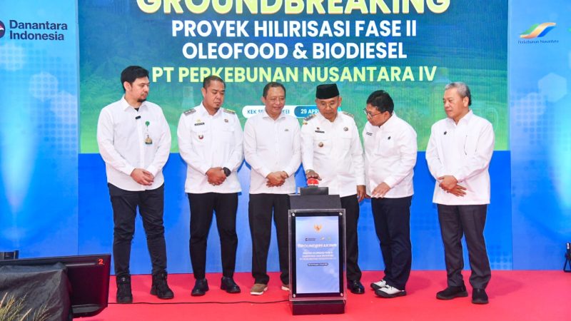Wakil Bupati Syafrizal Hadiri Peresmian Groundbreaking, Pemkab Batu Bara Dukung Penuh Proyek Hilirisasi Presiden RI