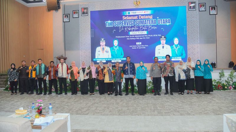 Dorong Penguatan Program Desa Percontohan, Wakil Bupati Syafrizal Sambut Supervisi TP PKK Provsu
