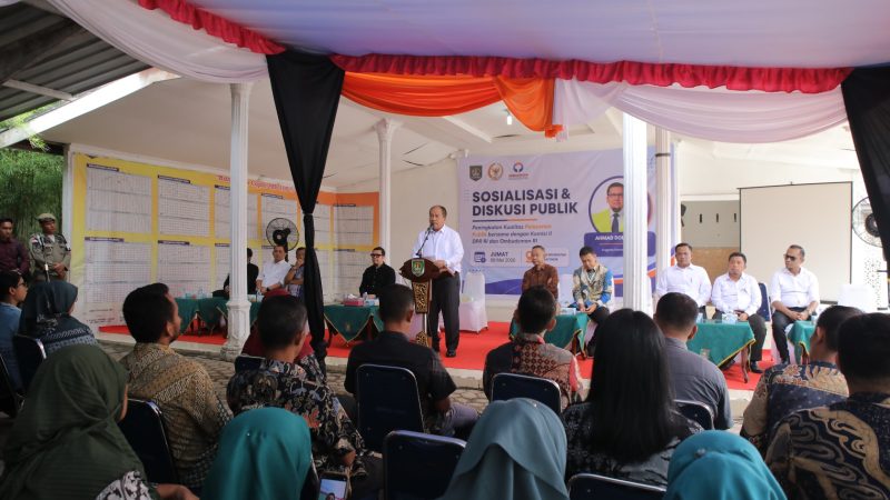 Sosialisasi Dan Diskusi Publik Peningkatan Kualitas Pelayanan Publik Bersama Komisi II DPR RI Dan Ombudsman 