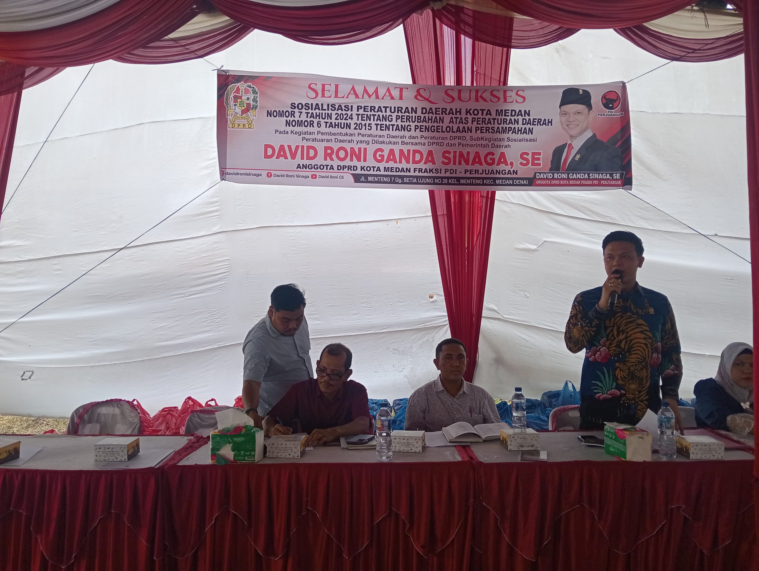 Lewat Sosper, David Roni G. Sinaga Serukan Kesadaran Warga, Masyarakat Menteng Minta Fasilitas Bak Sampah