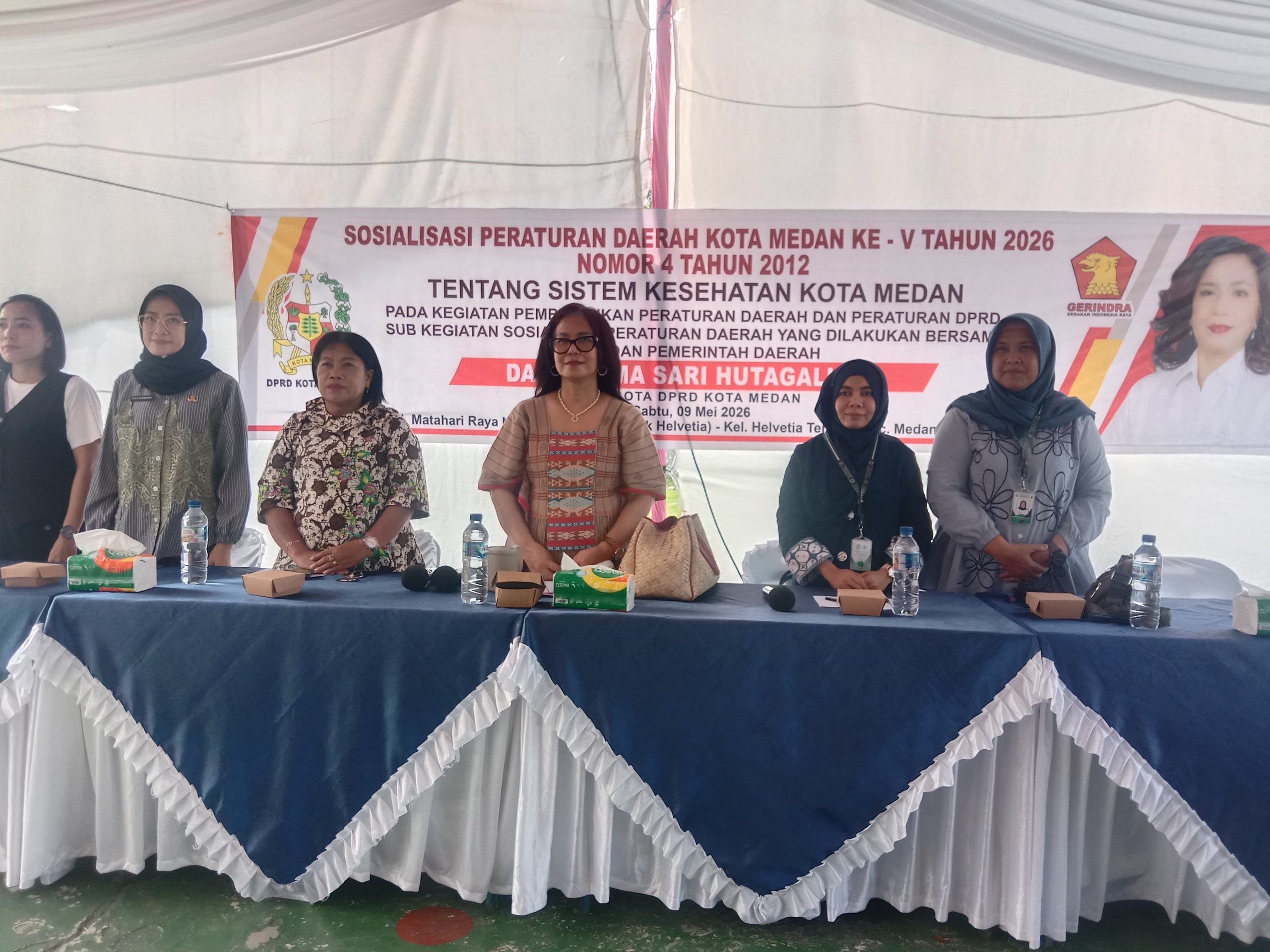 Dame Duma Serap Aspirasi Warga Helvetia Tengah, Persoalan Air Bersih hingga BPJS Jadi Sorotan
