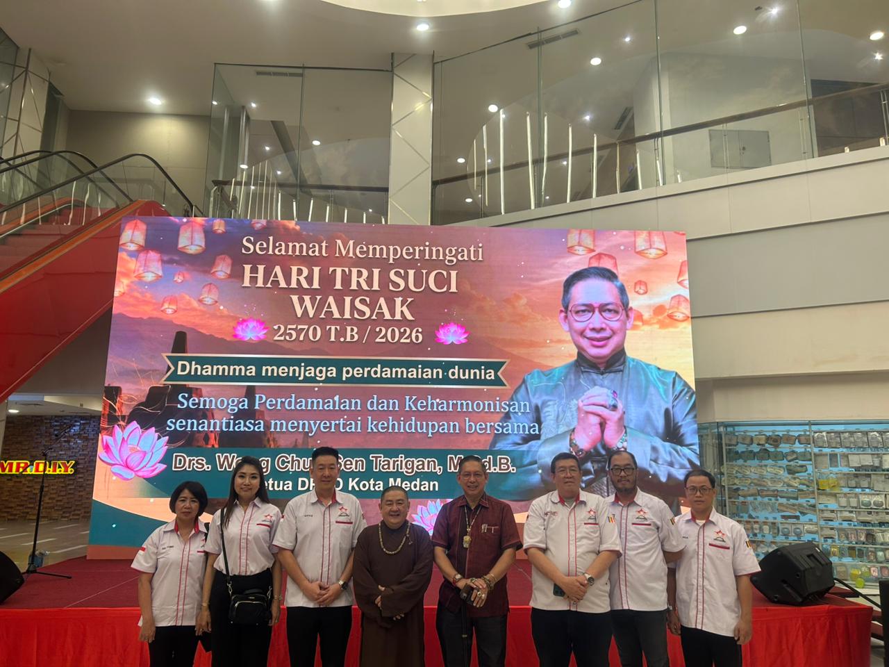 Hadiri Kegiatan Tri Suci Waisak 2570 TB/2026 dan Festival Seni Budaya Buddhis 2026, Wong Chun Sen: Mari Kita Rajut Persaudaraan, Cinta Kasih dan Kerukunan Antar Umat