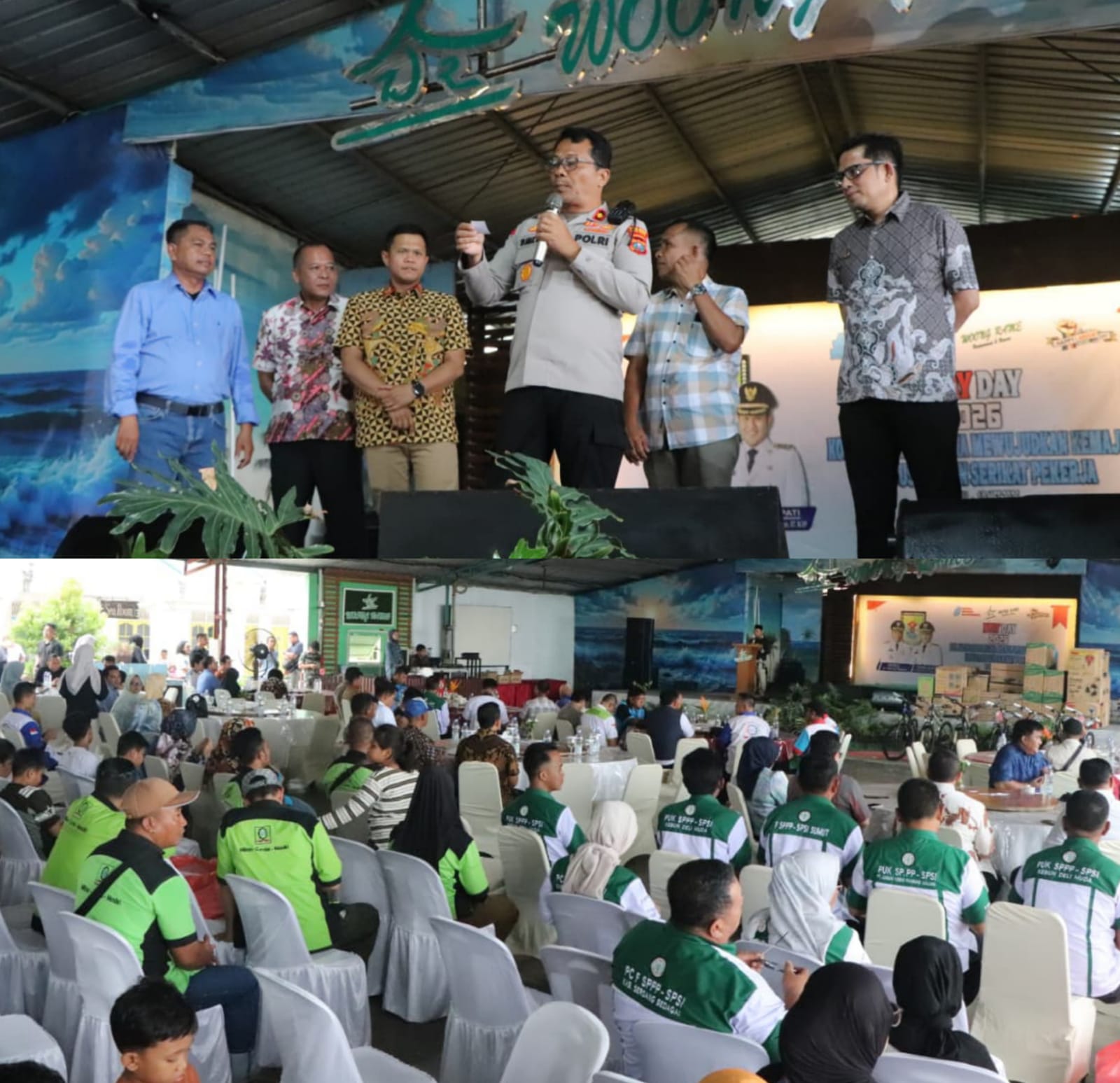 Perayaan May Day 2026 di Sergai Kondusif Dengan Pengawasan Ketat Polres Sergai