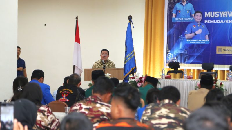 Wali Kota Wesly Silalahi SH MKn, Hadiri Acara Pembukaan Musda XIV KNPI Kota Pematangsiantar