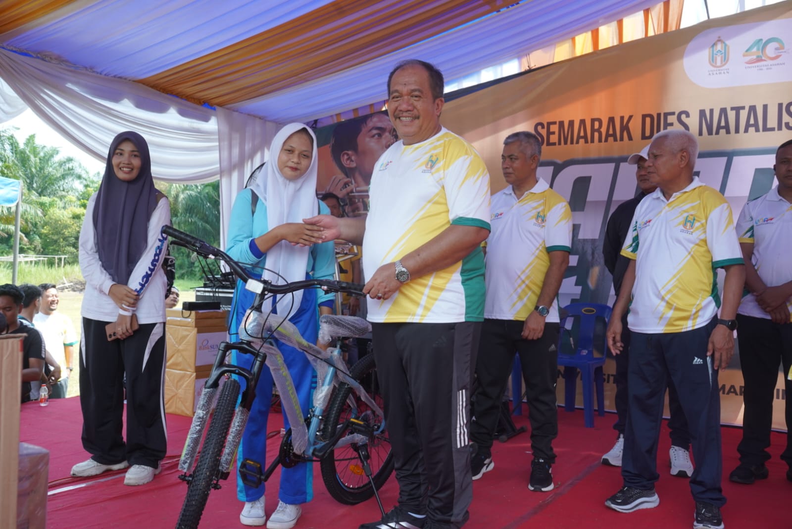 Wagubsu dan Bupati Asahan Hadiri Kegiatan Jalan Santai Dies Natalis UNA Ke 40 Tahun 2026