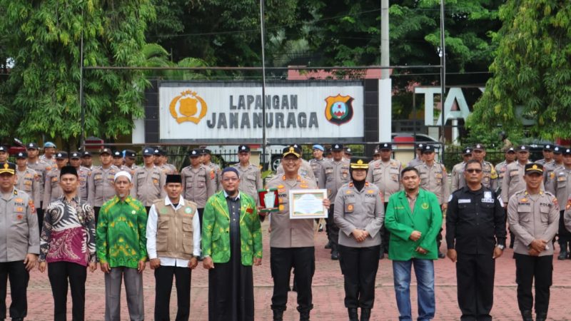 Sinergi Polri Dan Ulama Menjaga Kamtibmas, Kapolres Langkat Terima Penghargaan Dari Syarikat Islam