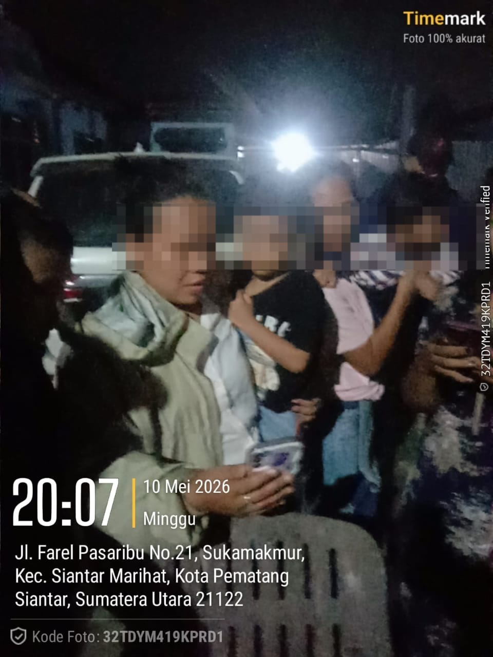 Respon Cepat Call Center 110, Polsek Siantar Marihat Pertemukan Anak 6 Tahun yang Terpisah dengan Orangtuanya di Jalan Durian