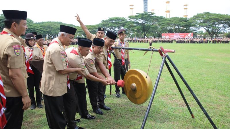 Bupati Asahan Buka Jambore Gerakan Pramuka Cabang Asahan Tahun 2026