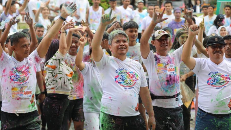Colour Run SAFEST Season 6 Meriah, Pemkab Taput Tegaskan Dukungan terhadap Pariwisata Berkelanjutan