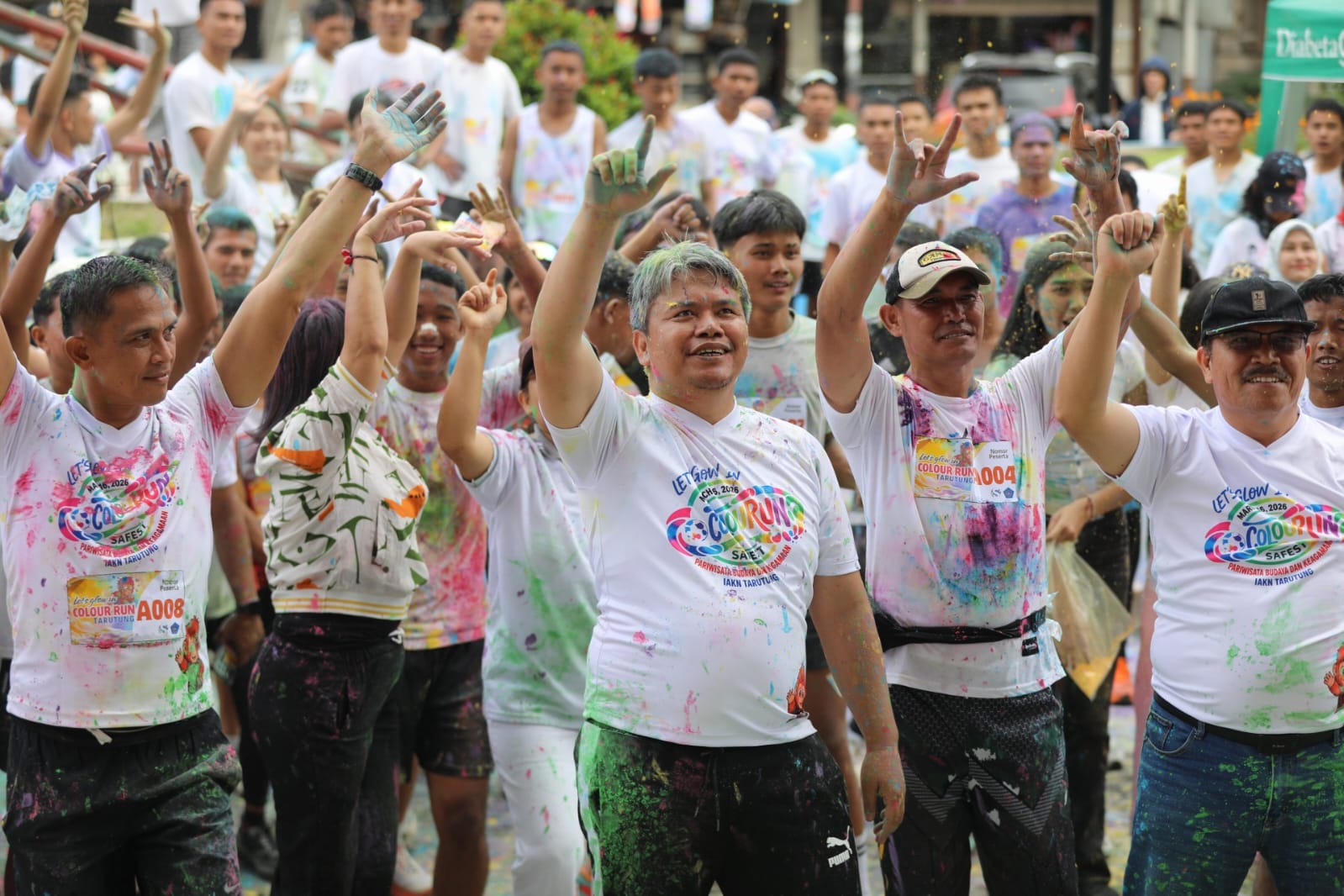 Colour Run SAFEST Season 6 Meriah, Pemkab Taput Tegaskan Dukungan terhadap Pariwisata Berkelanjutan