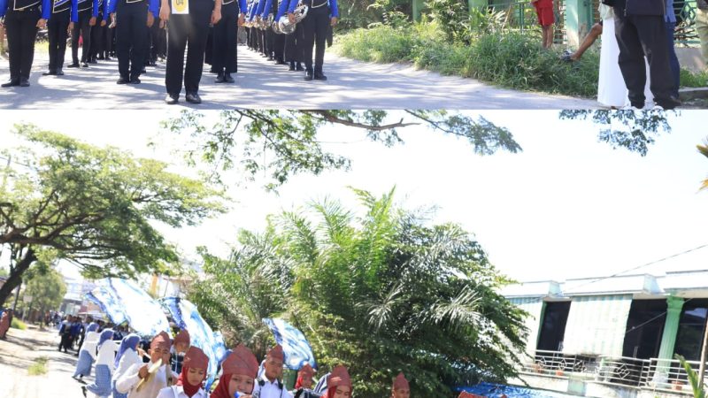 Bupati Sergai Lepas Pawai Drumband Festival Bumi Serampang Dua Belas