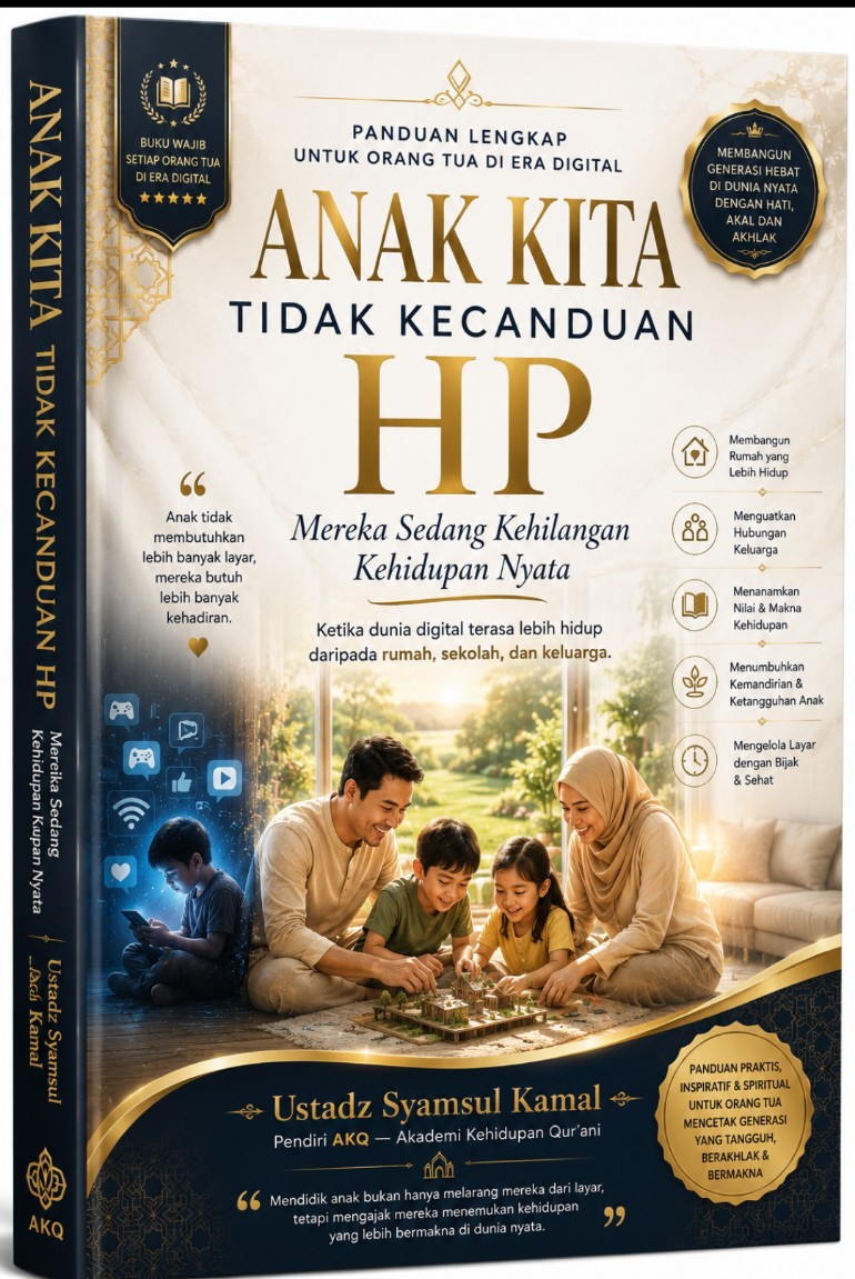 Anak Tidak Kecanduan HP, Mereka Sedang Kehilangan Kehidupan Nyata, Ustadz Syamsul Kamal Soroti Krisis Kedekatan Keluarga di Era Digital