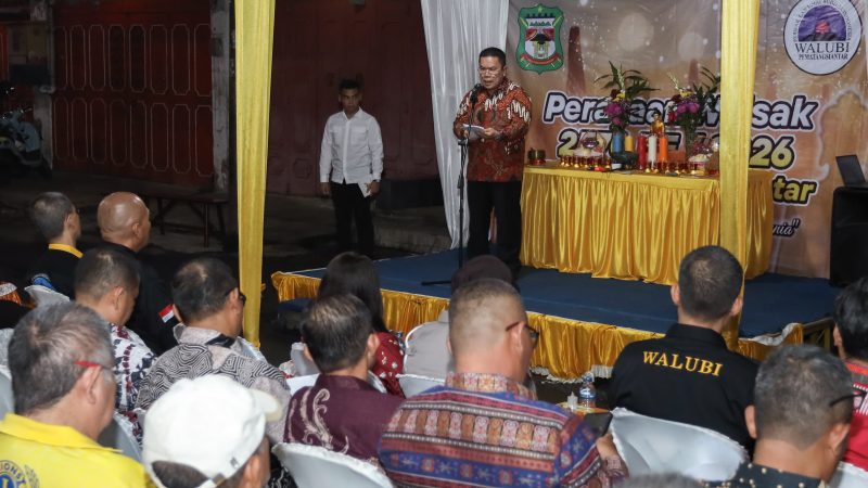 Wali Kota Didampingi Ketua TP PKK Pematangsiantar Buka Ritual Pradaksina Hari Raya Trisuci Waisak 2570 BE Tahun 2026