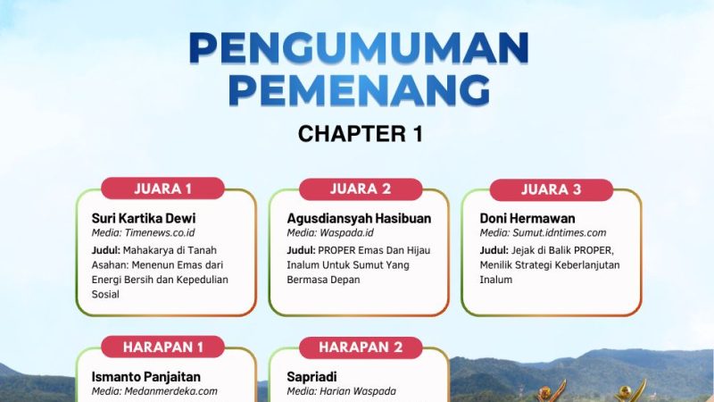 Inalum Berhasil Gelar IN-Journal Chapter 1, Angkat Tema Keberlanjutan dan Inovasi Sosial