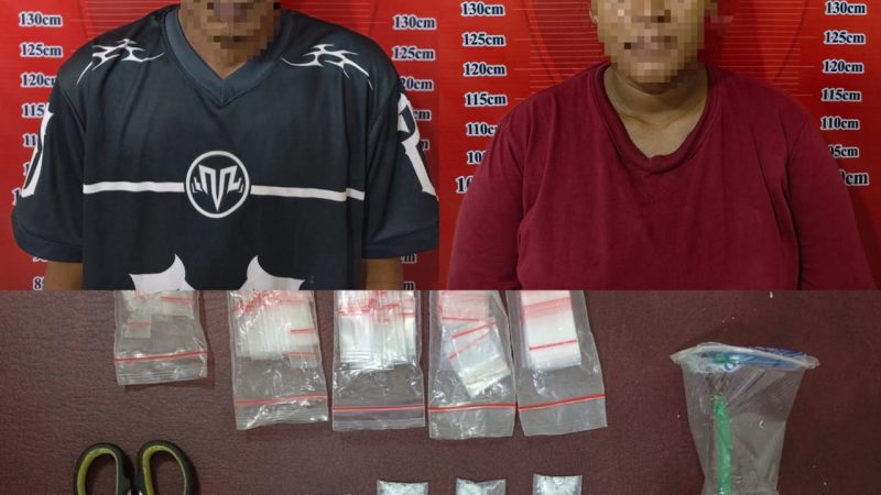 Bongkar Peredaran Sabu di Pantai Cermin, Pasutri Ditangkap Satres Narkoba Polres Sergai