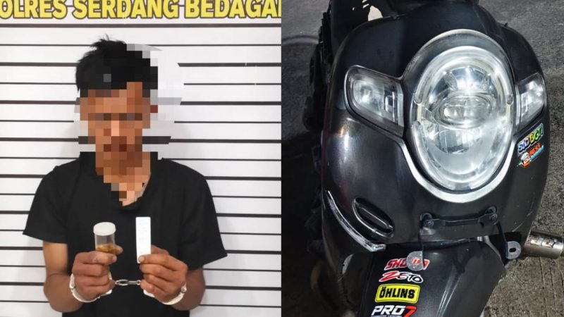 Serius Berantas Peredaran Narkotika, Satres Narkoba Polres Sergai Amankan Seorang Pemuda di Sei Rampah