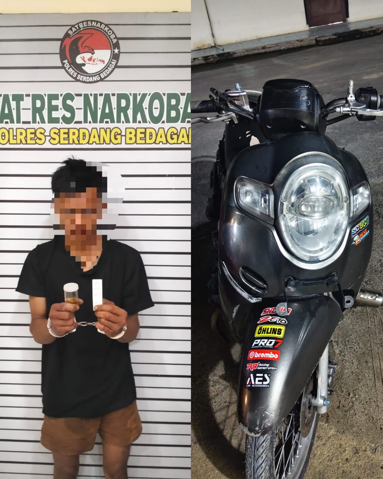 Serius Berantas Peredaran Narkotika, Satres Narkoba Polres Sergai Amankan Seorang Pemuda di Sei Rampah