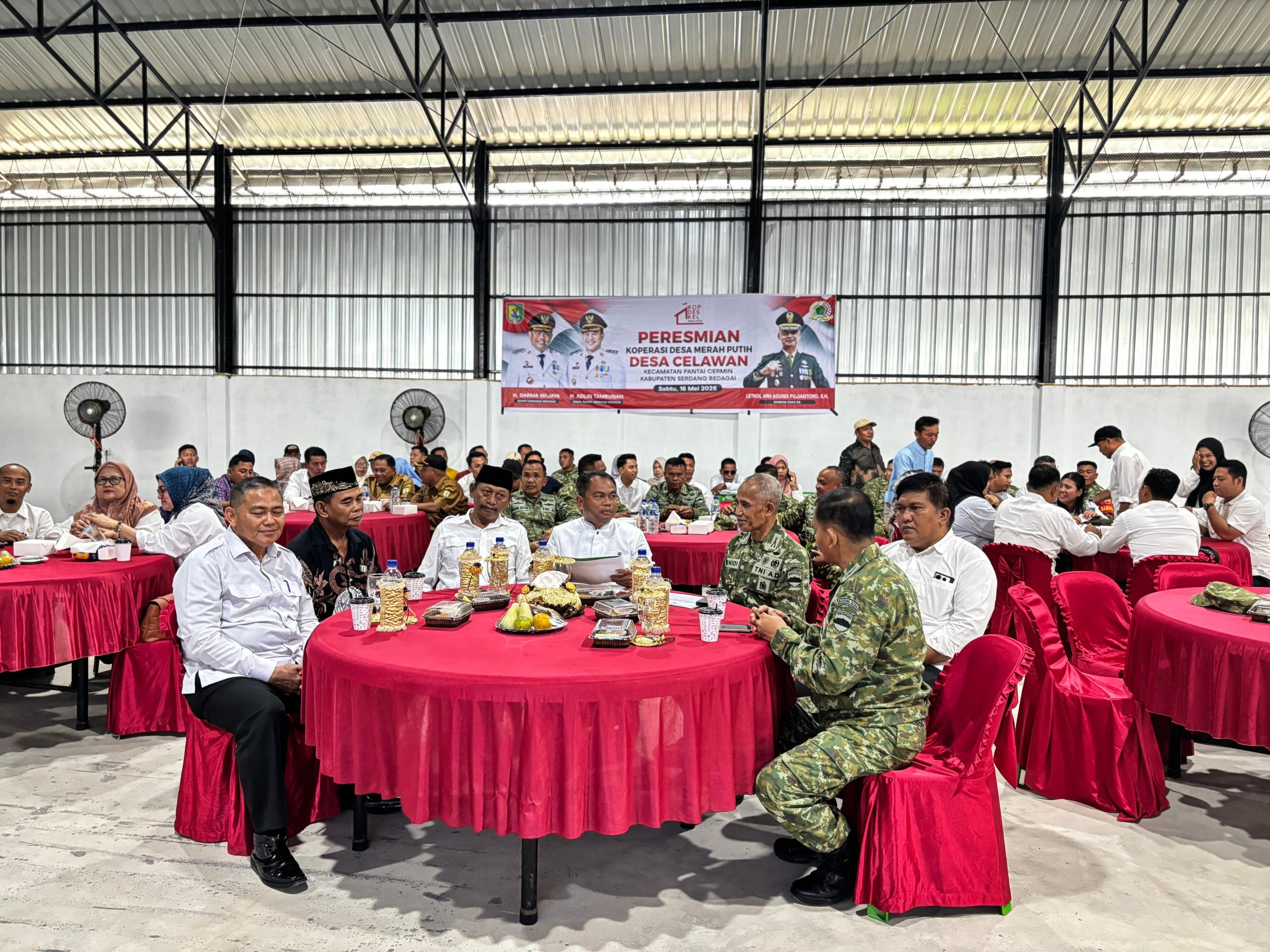 Launching Nasional Kopdes Merah Putih Secara Virtual, Bupati Sergai Dorong Kemandirian Ekonomi Desa Berbasis Potensi Lokal