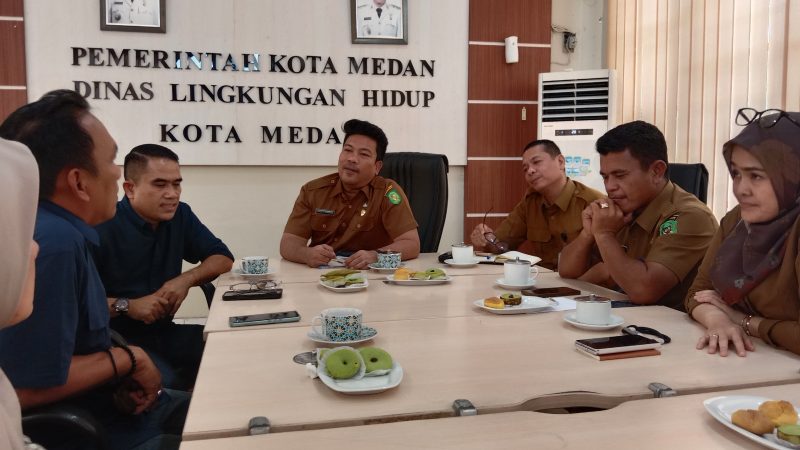 Perkuat Sinergitas dengan DLH, Wartawan Pemko Medan Siap Dukung Program Rico Waas Wujudkan Kota Bersih