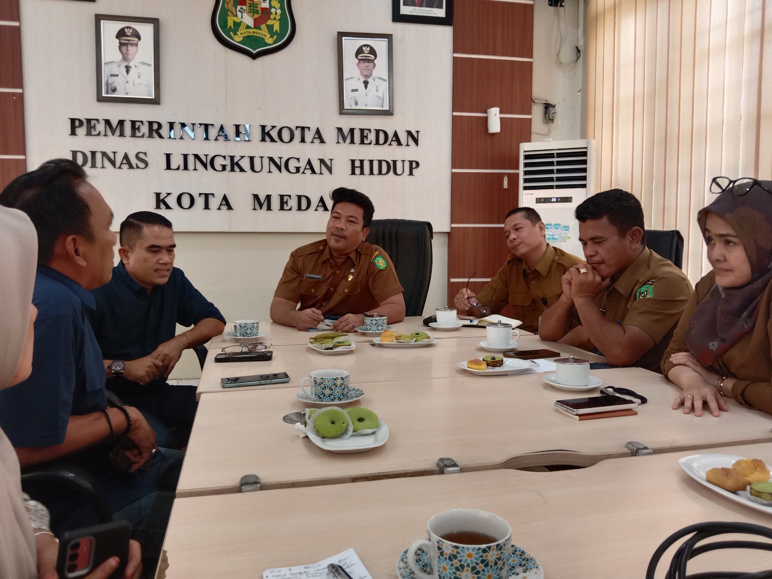 Perkuat Sinergitas dengan DLH, Wartawan Pemko Medan Siap Dukung Program Rico Waas Wujudkan Kota Bersih