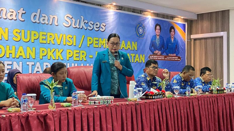 Neny Angelina JTP Hutabarat, Tekankan Pentingnya Kekompakan dan Komunikasi Harmonis Antar Kader PKK Dalam Mendukung Visi Pembangunan Daerah.
