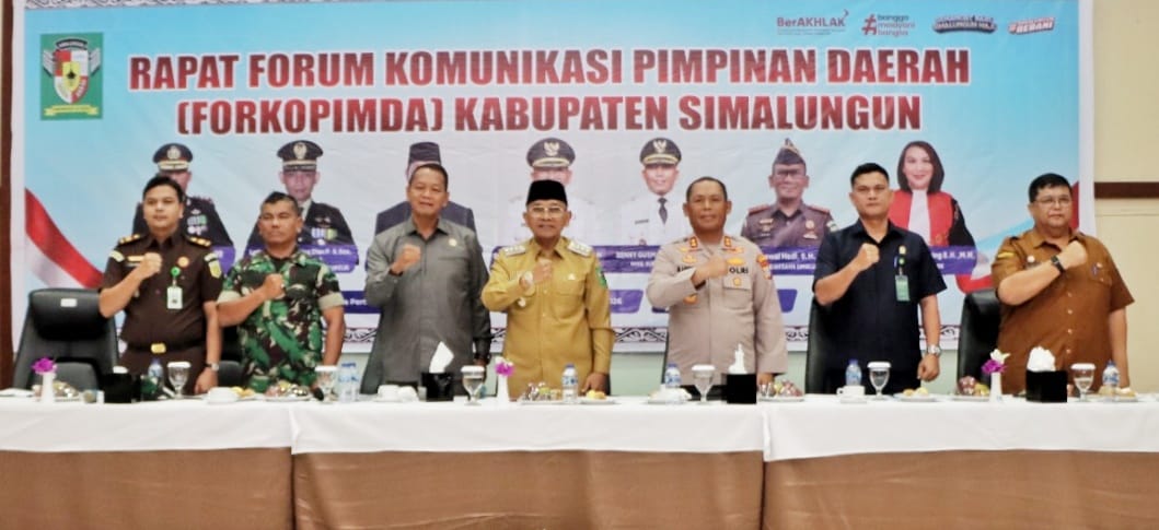 Gelar Rapat Forkopimda, Bupati Simalungun Ajak Semua Pihak Jaga Keamanan dan Ketertiban