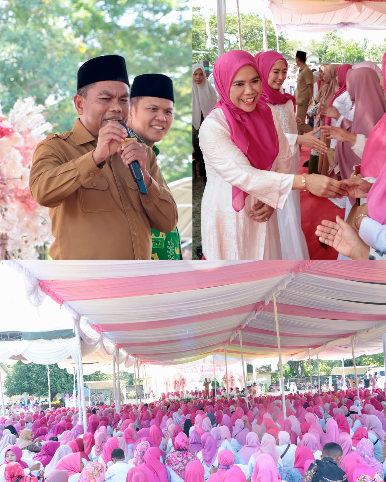 Bupati dan Wabup Sergai Hadiri Pengajian MTMD di Desa Nagur, Darma Wijaya Tekankan Anak Jangan Sampai Putus Sekolah