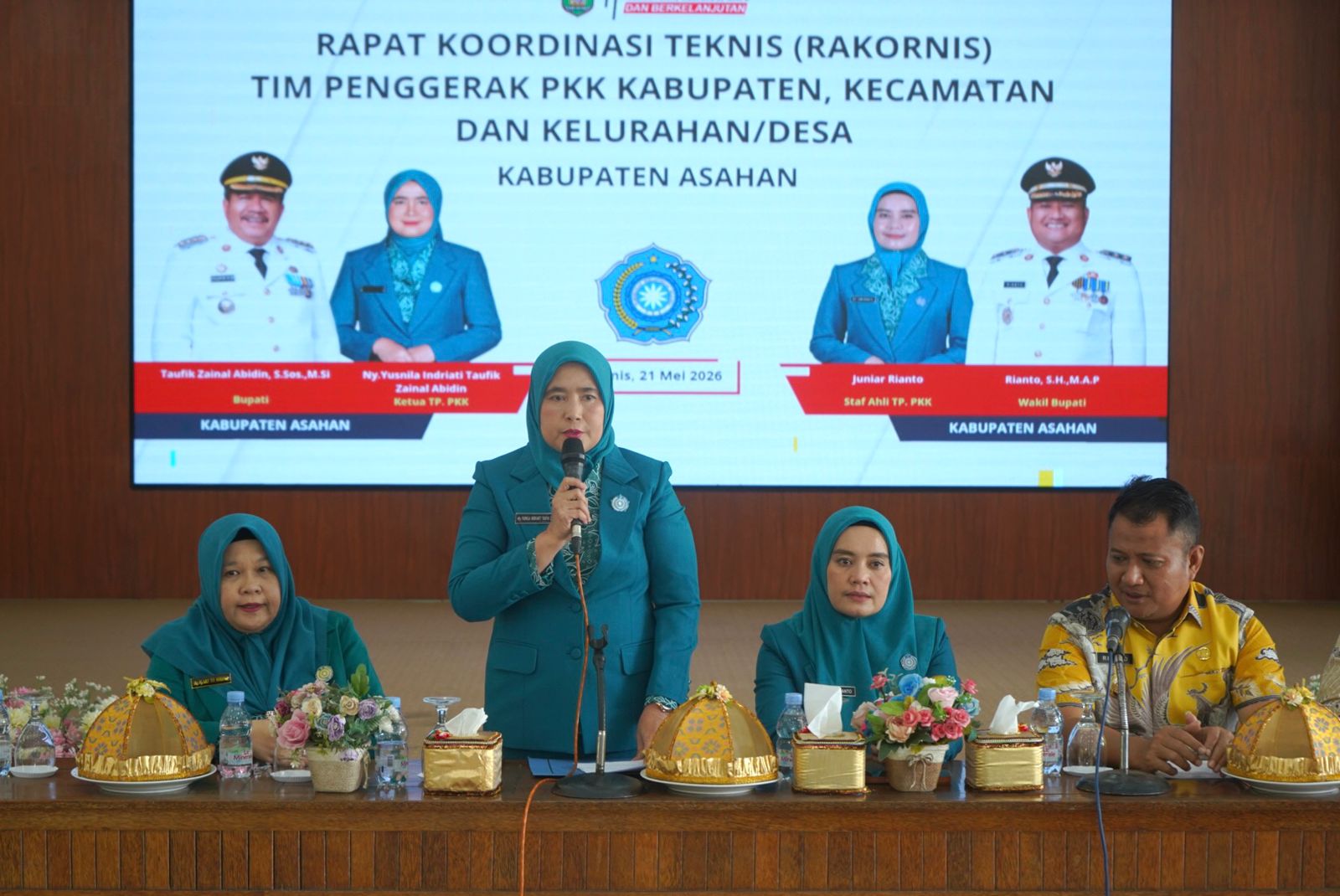 Wakil Bupati Asahan Buka Rakornis TP PKK Kabupaten Asahan Tahun 2026