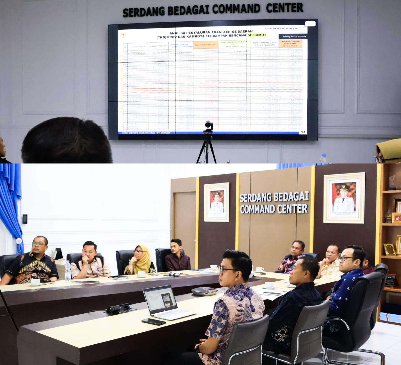 Bupati Sergai Ikuti Rakor PRR Pascabencana Secara Virtual, Mendagri Tito Tekankan Kolaborasi Lintas Sektor