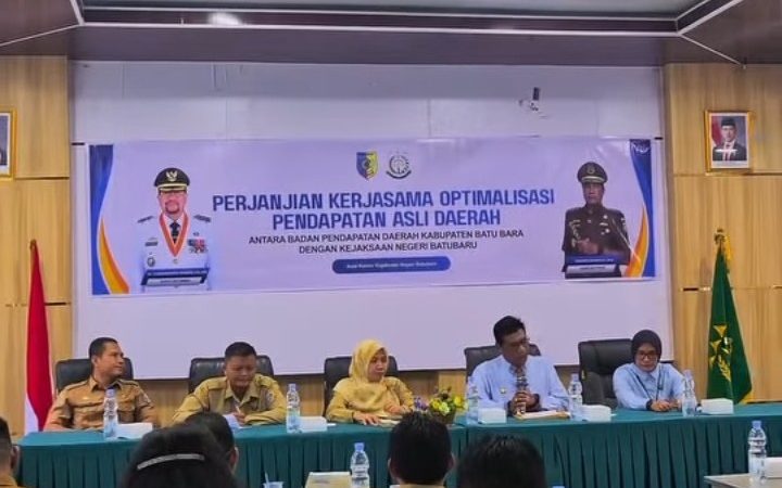 Bapenda Batu Bara MoU Bersama Kajari Dalam Rangka Optimalisasi PAD