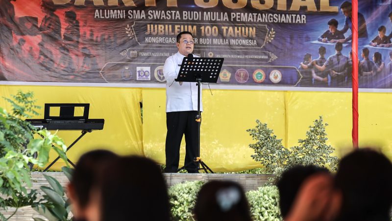 Wali Kota Didampingi Ketua TP PKK Pematangsiantar Hadiri Kegiatan Baksos Alumni dan Peringatan Jubileum 100 Tahun SMA Swasta Budi Mulia Tahun 2026