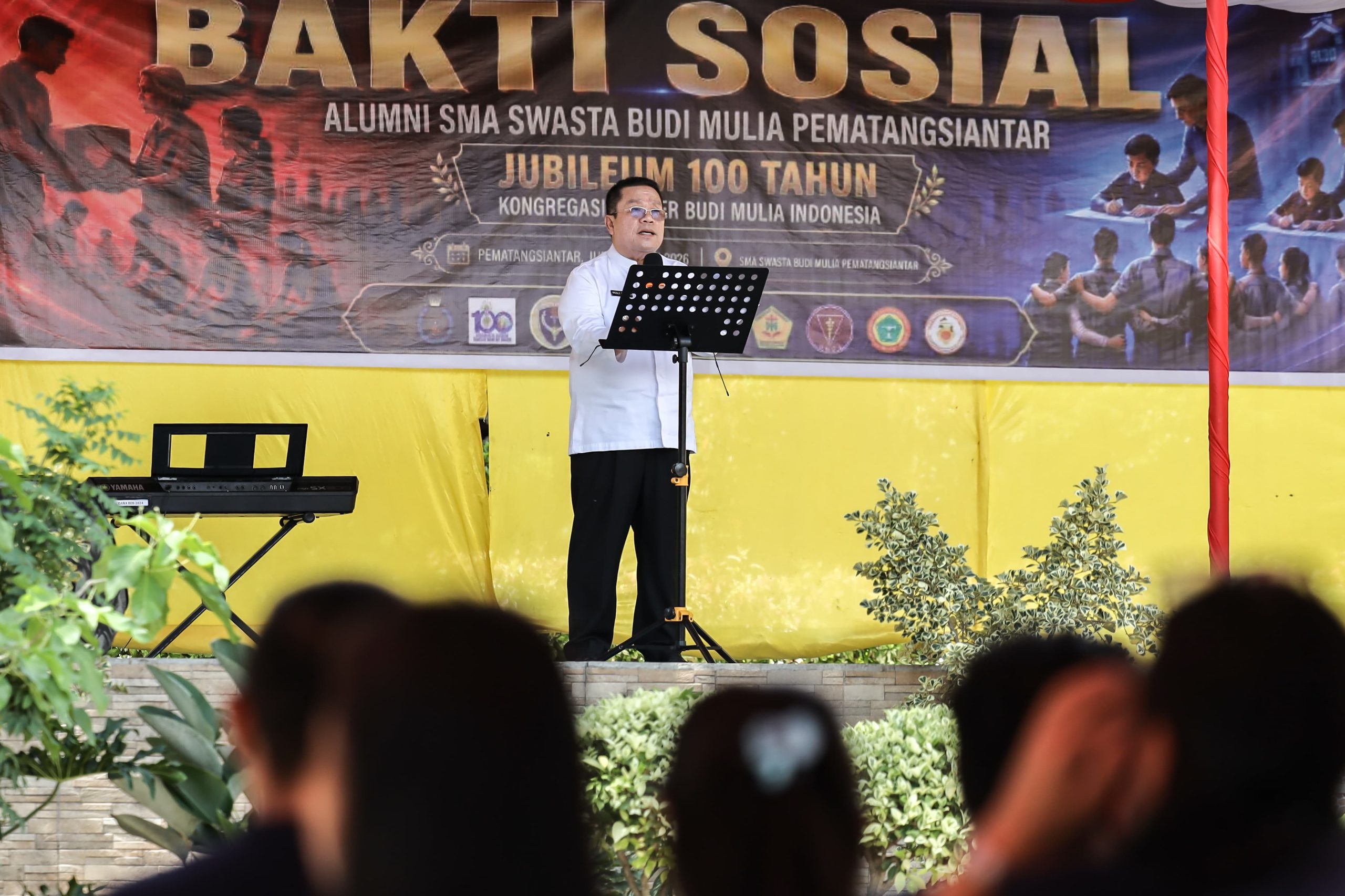 Wali Kota Didampingi Ketua TP PKK Pematangsiantar Hadiri Kegiatan Baksos Alumni dan Peringatan Jubileum 100 Tahun SMA Swasta Budi Mulia Tahun 2026