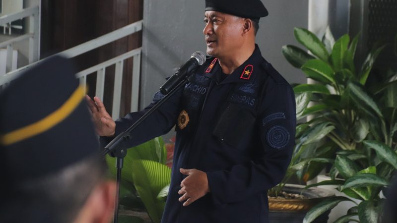 Kalapas Cipinang Pimpin Apel Siaga dan Razia Mendadak Saat Jam Makan Siang
