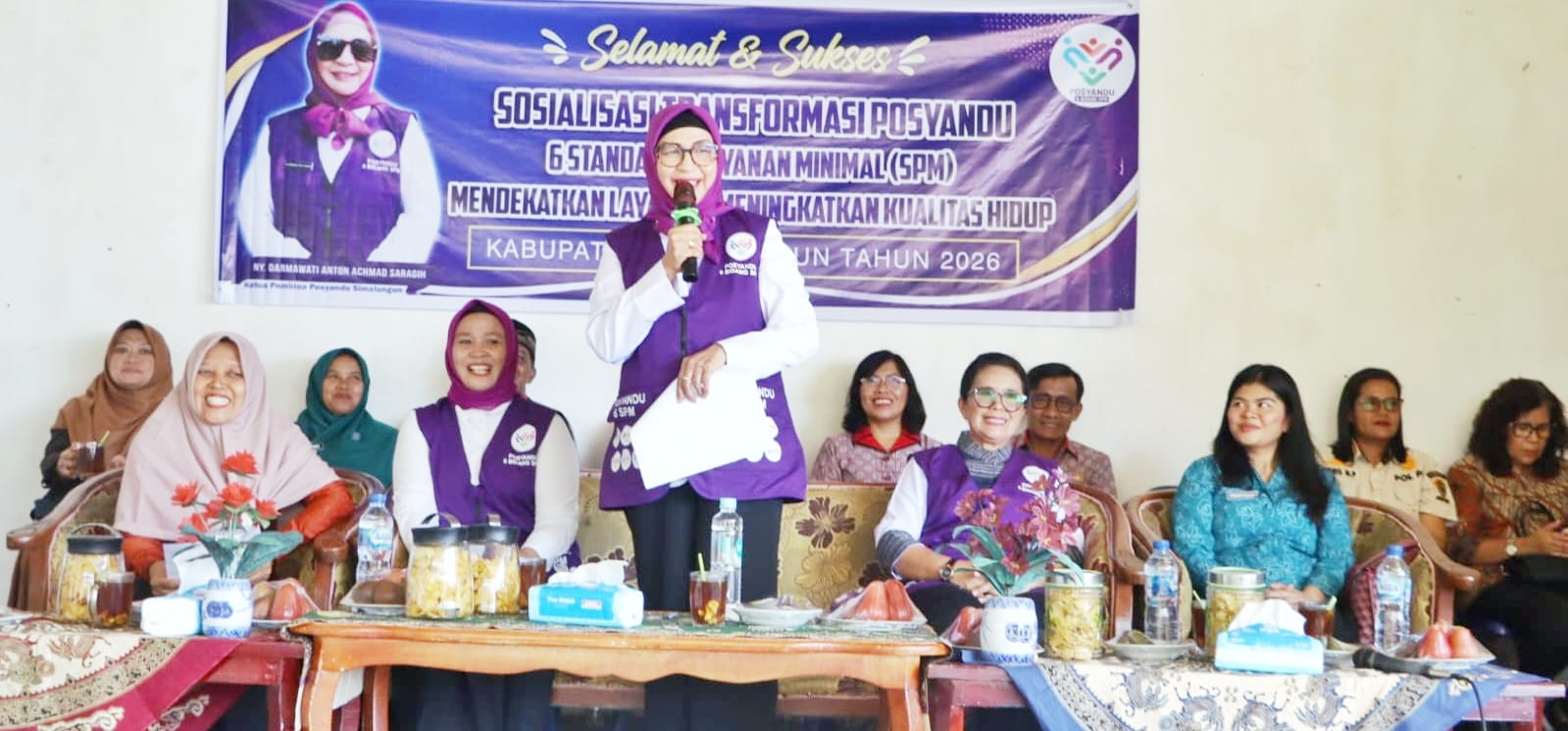 Ketua Tim Pembina Posyandu Kabupaten Simalungun: Posyandu Sudah Bertransformasi Pelayanan 6 Siklus Hidup