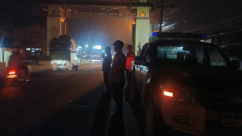Polres Langkat Perkuat Patroli Saat Black Out di Sumatera, Pastikan Masyarakat Tetap Aman dan Tenang