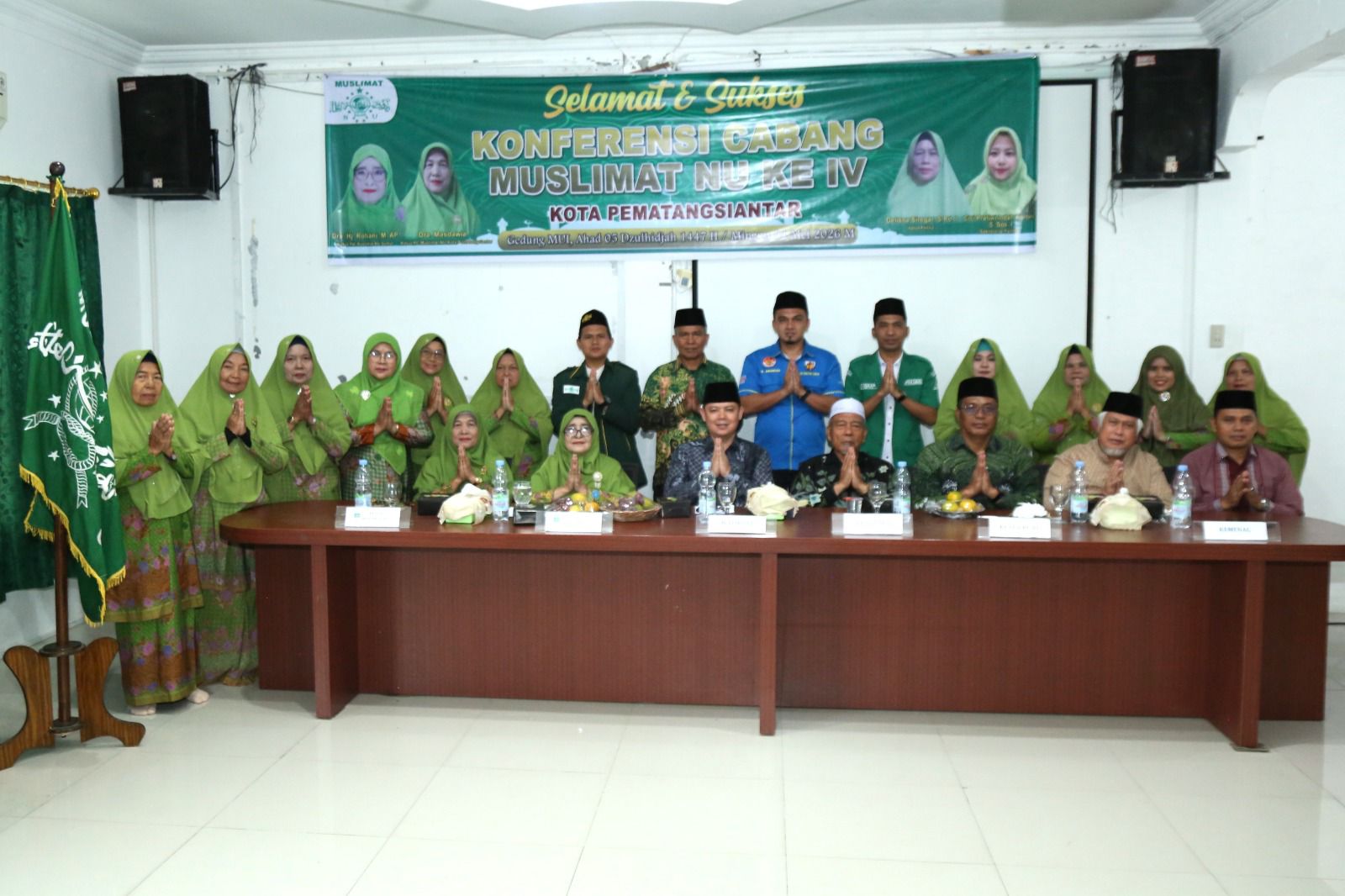 Wali Kota Diwakili Staf Ahli Bidang Pembangunan Hadiri dan Buka Konferensi ke IV Pimpinan Cabang Muslimat NU Kota Pematangsiantar Periode 2026-2031