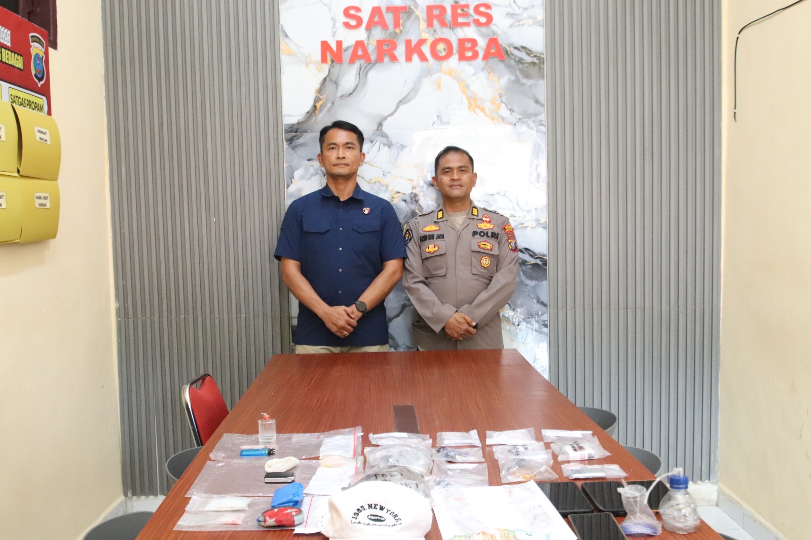 Dua Pekan Giat GSN, Sat Res Narkoba Polres Sergai Ringkus 23 Tersangka dan 36,21 Gram Sabu
