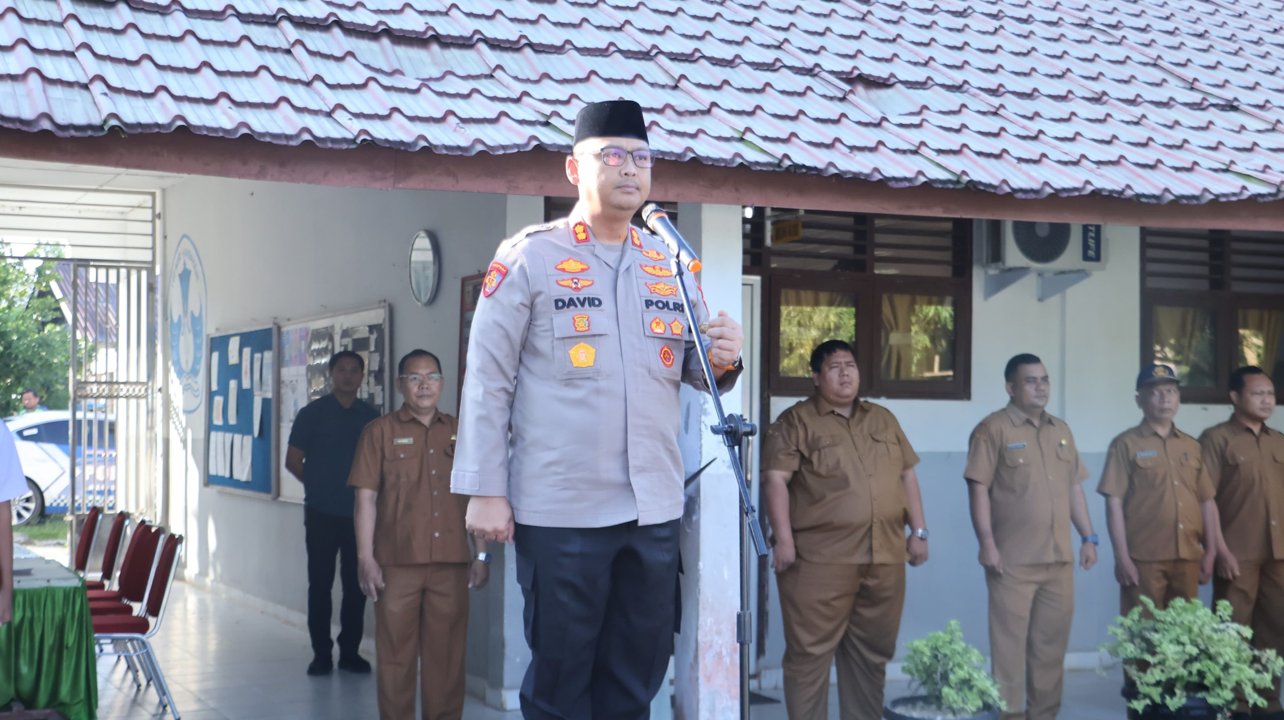 Kapolres Langkat Berikan Motivasi dan Edukasi Kamtibmas kepada Pelajar SMAN 1 Wampu