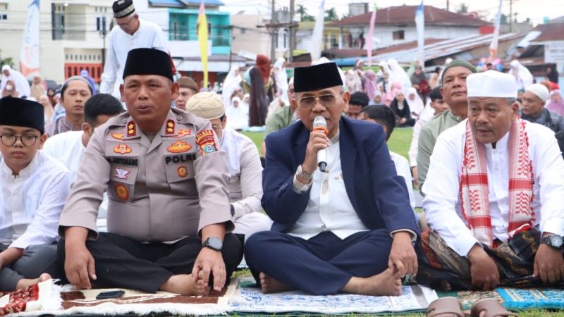 Hari Raya Idul Adha 1447 H, Bupati Sembelih Langsung Hewan Qurban