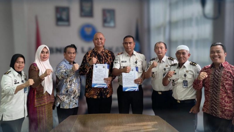 Laksanakan Perjanjian Kerja Sama (PKS) Rutan Tanjung Pura Lakukan Kunjungan Kerja ke BNNK Langkat Untuk Memperkuat Pemberantasan Narkoba