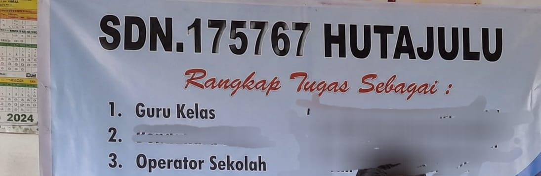 Guru di SDN 175767 Hutajulu Diduga Rangkap Tugas sebagai Operator Sekolah, Muncul Sorotan Soal Tata Kelola