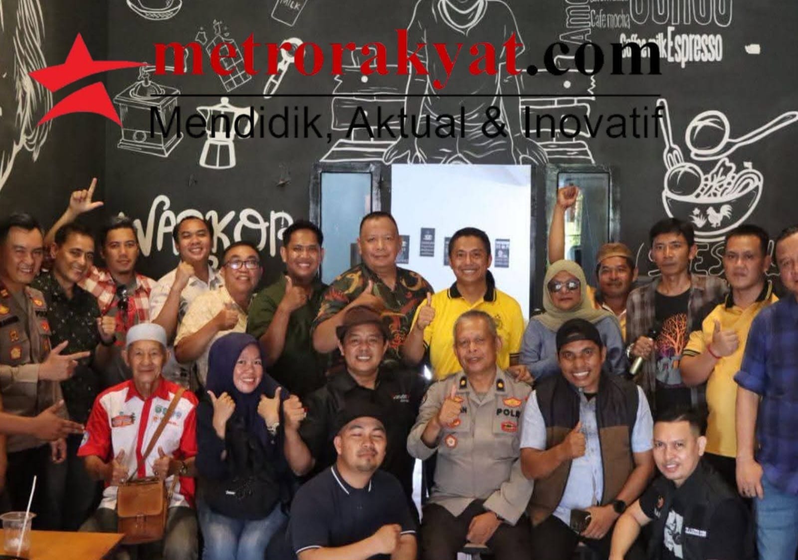 Momen Istimewa Di Hari Pelepasan Masa Pengabdian, Kasih Humas Polres Ogan Ilir Gelar Silaturahmi Dengan Insan Pers
